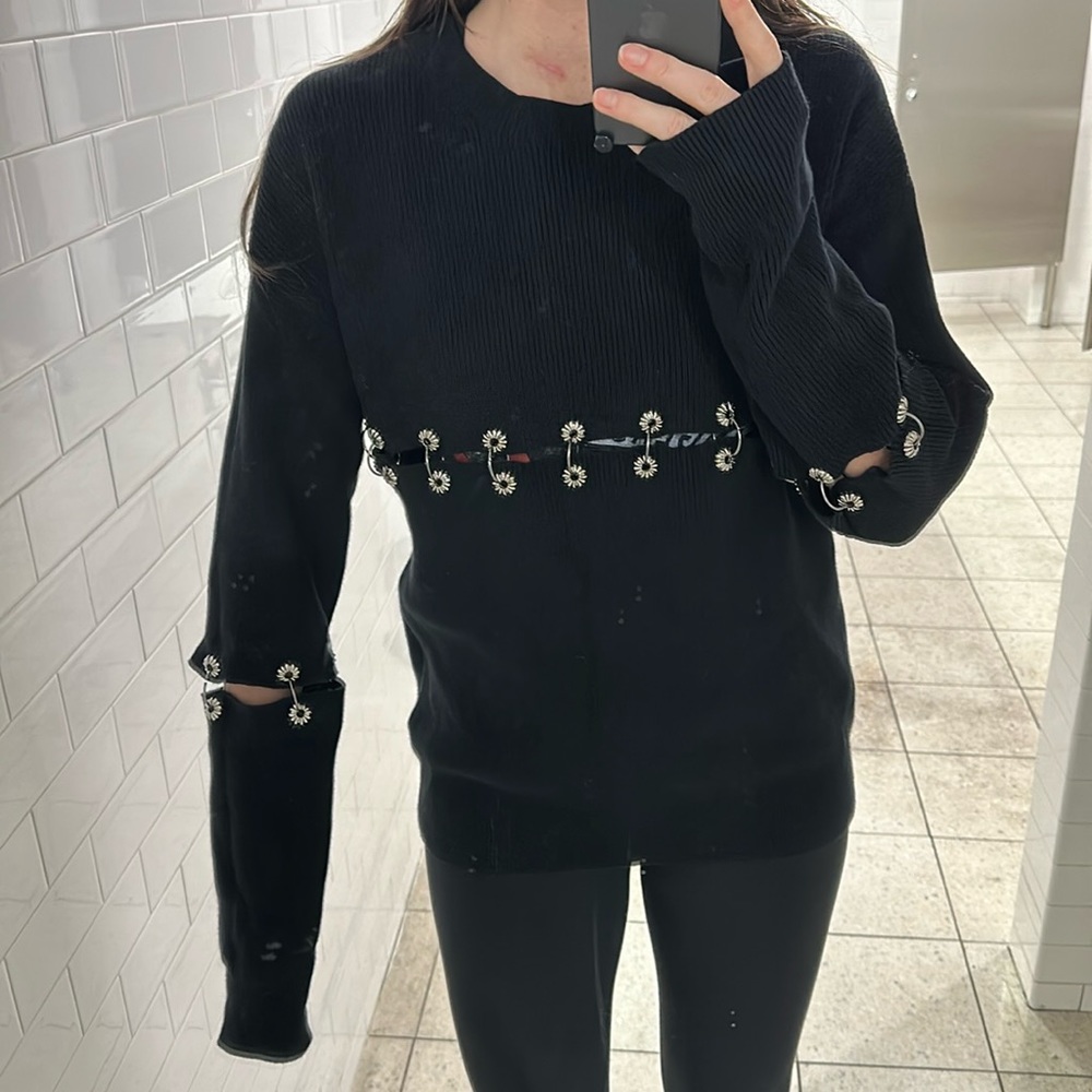 Ring detail sweater the Kooples size small